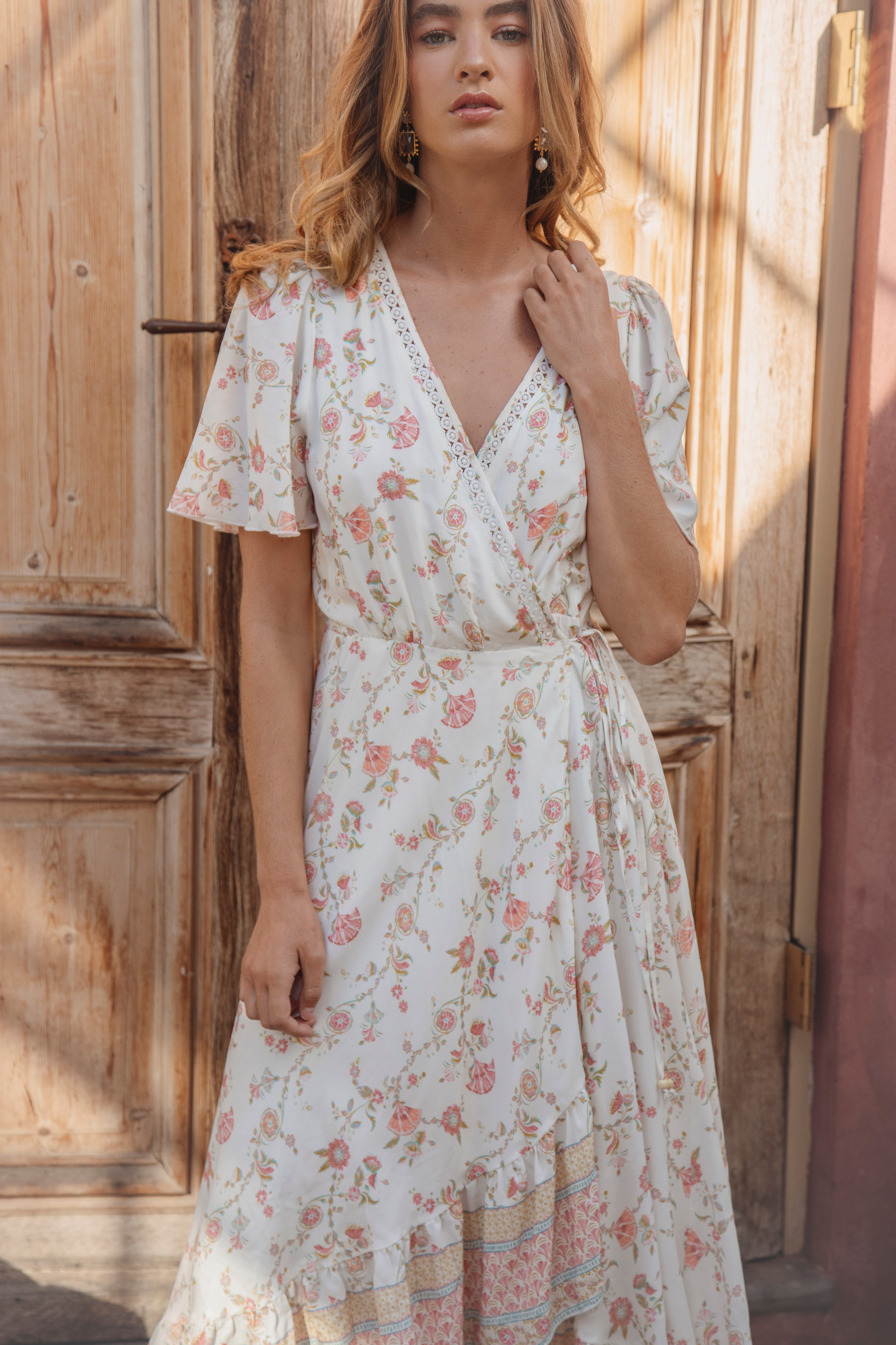 Chandelier Wrap Gown - Delilah