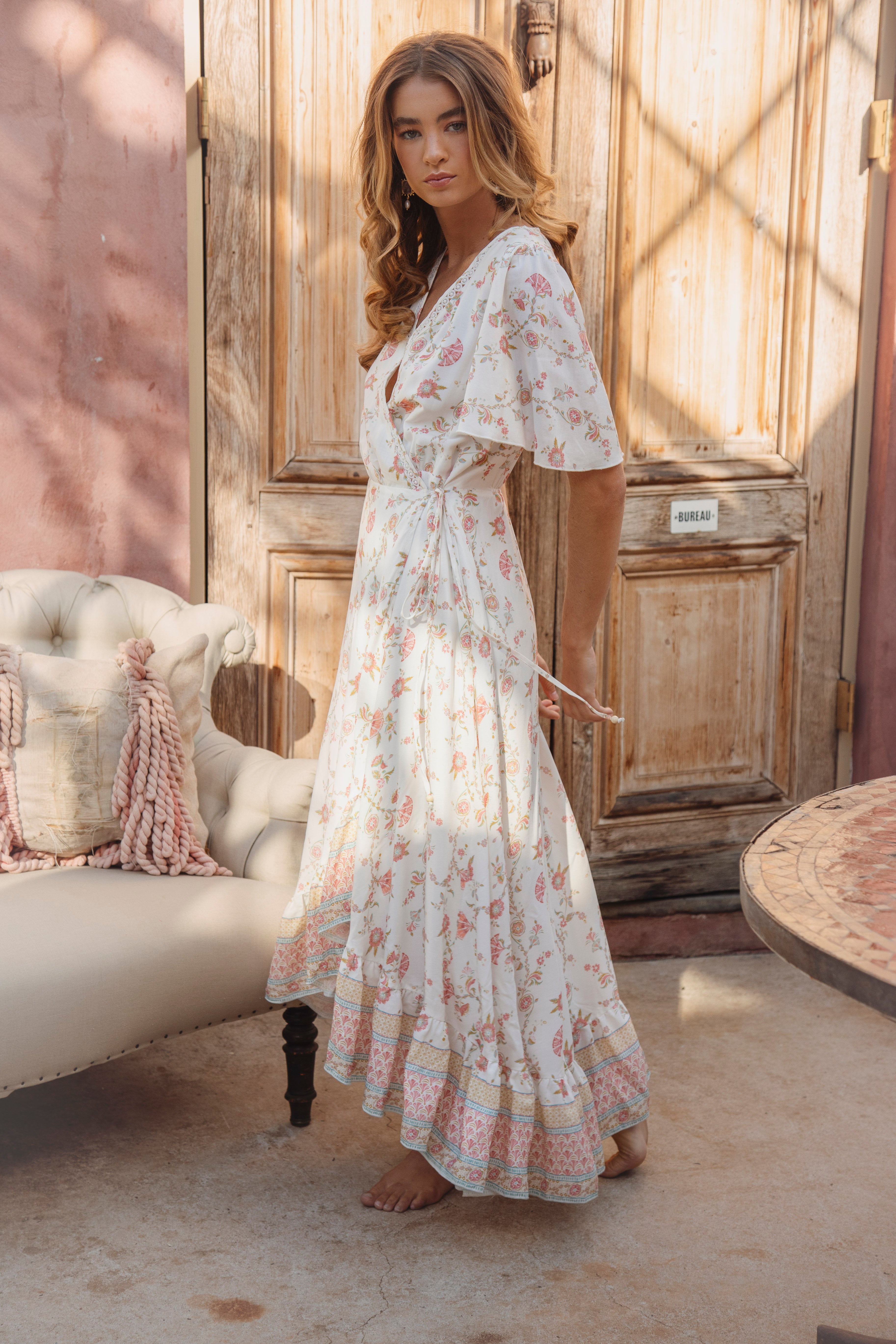 Chandelier Wrap Gown - Delilah
