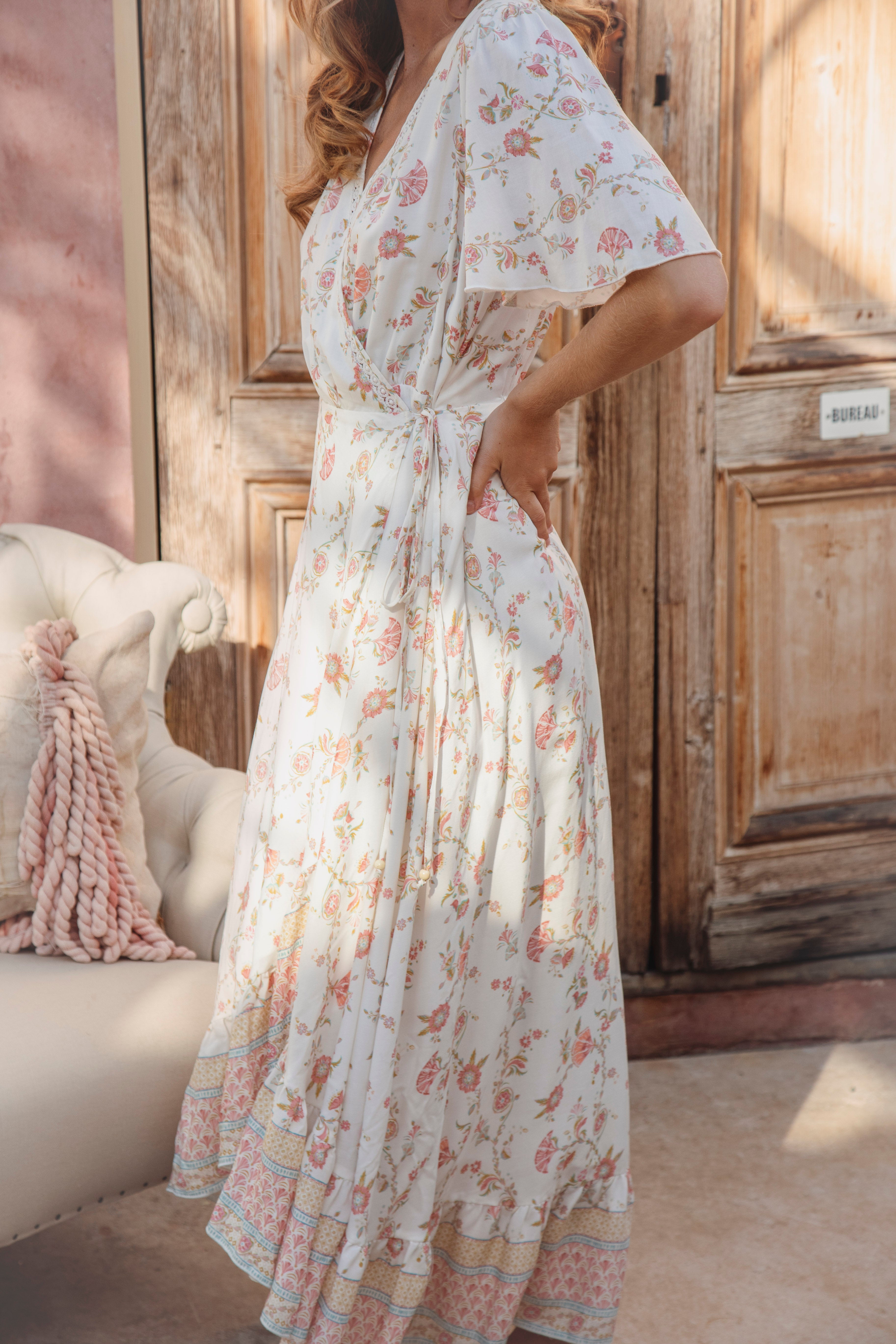 Chandelier Wrap Gown - Delilah