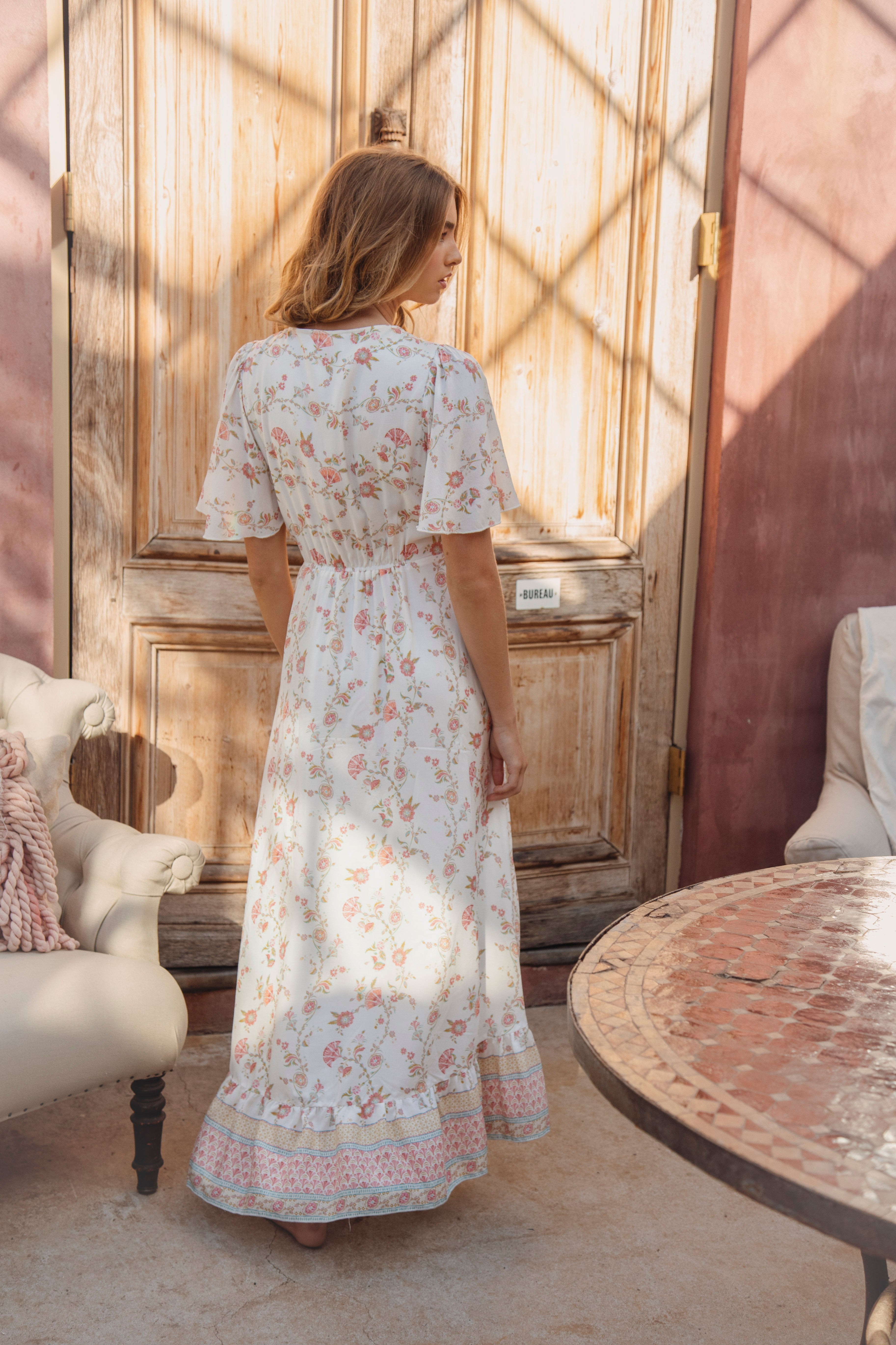 Chandelier Wrap Gown - Delilah
