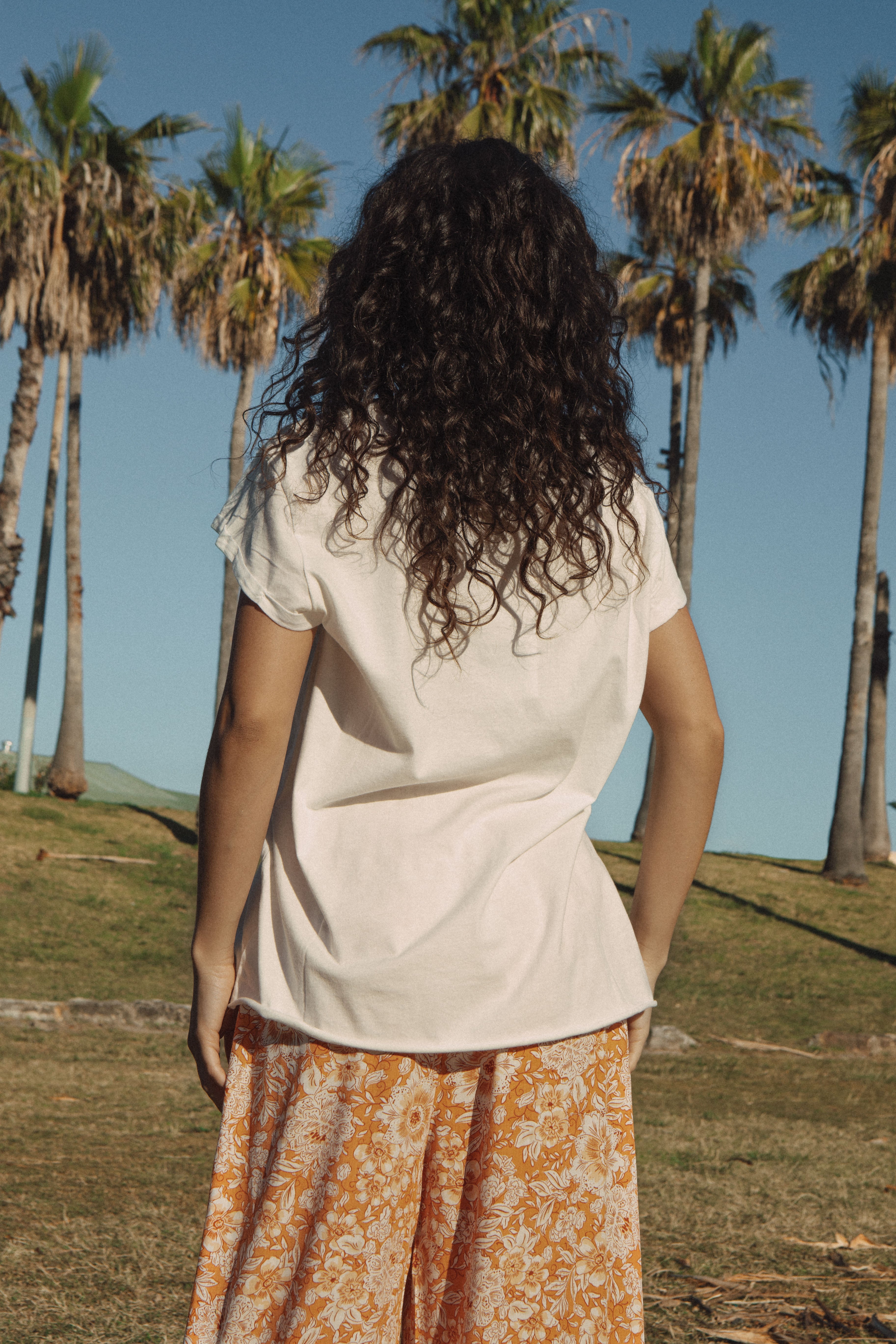 Sun Tarot Graphic Tee - White
