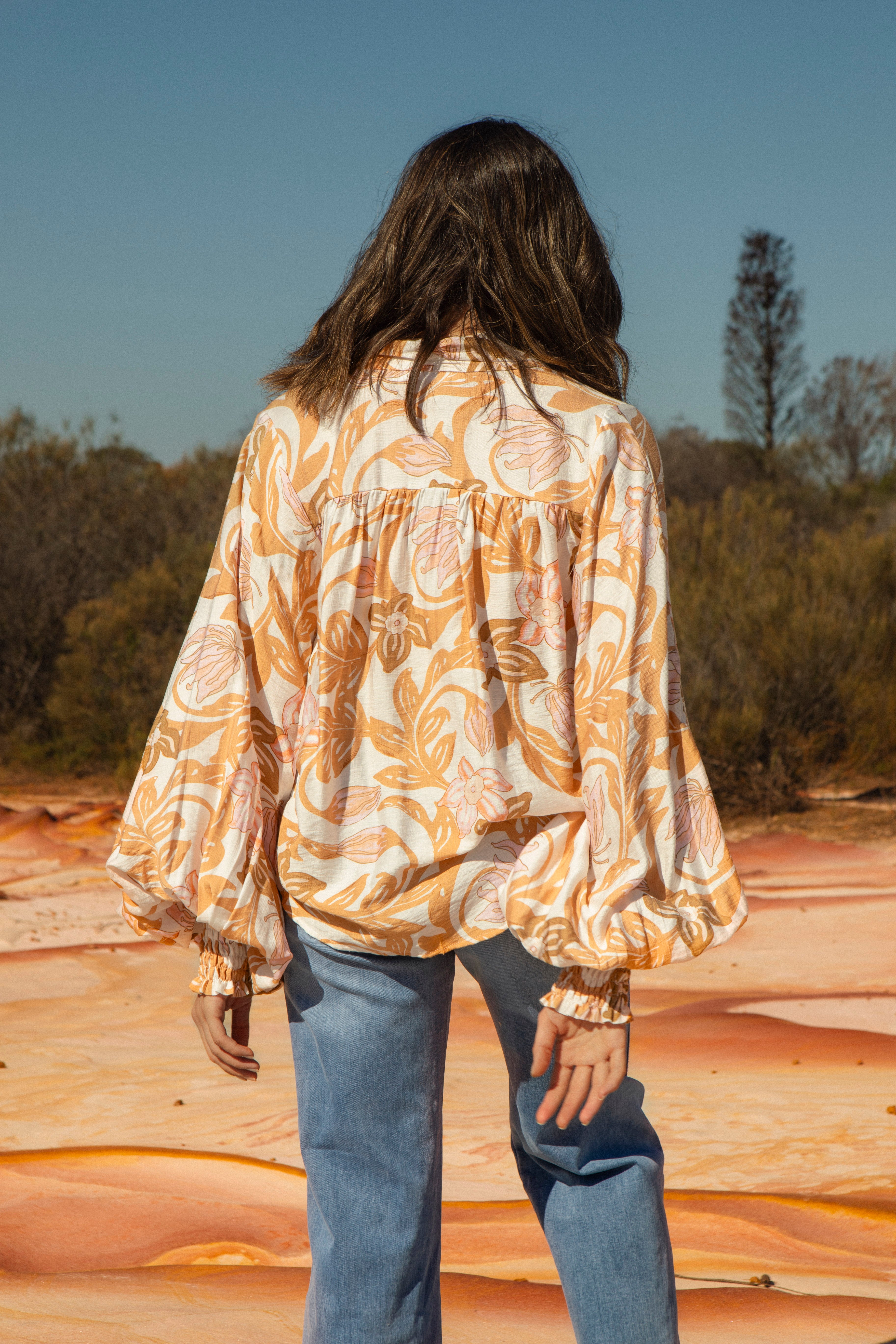 Aurora Blouse - Wildflower Honey