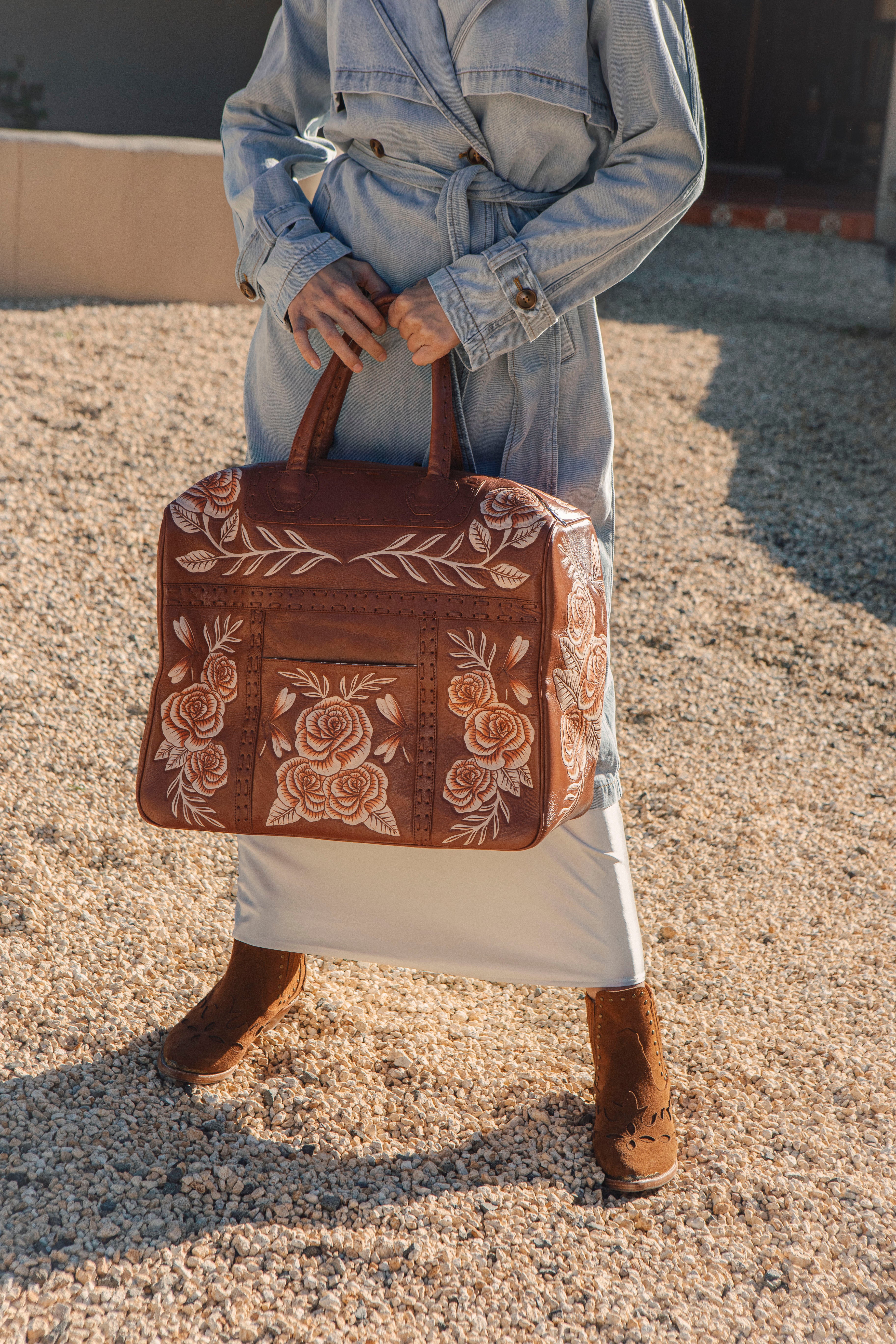 Akaroa Overnight Bag - Tobacco