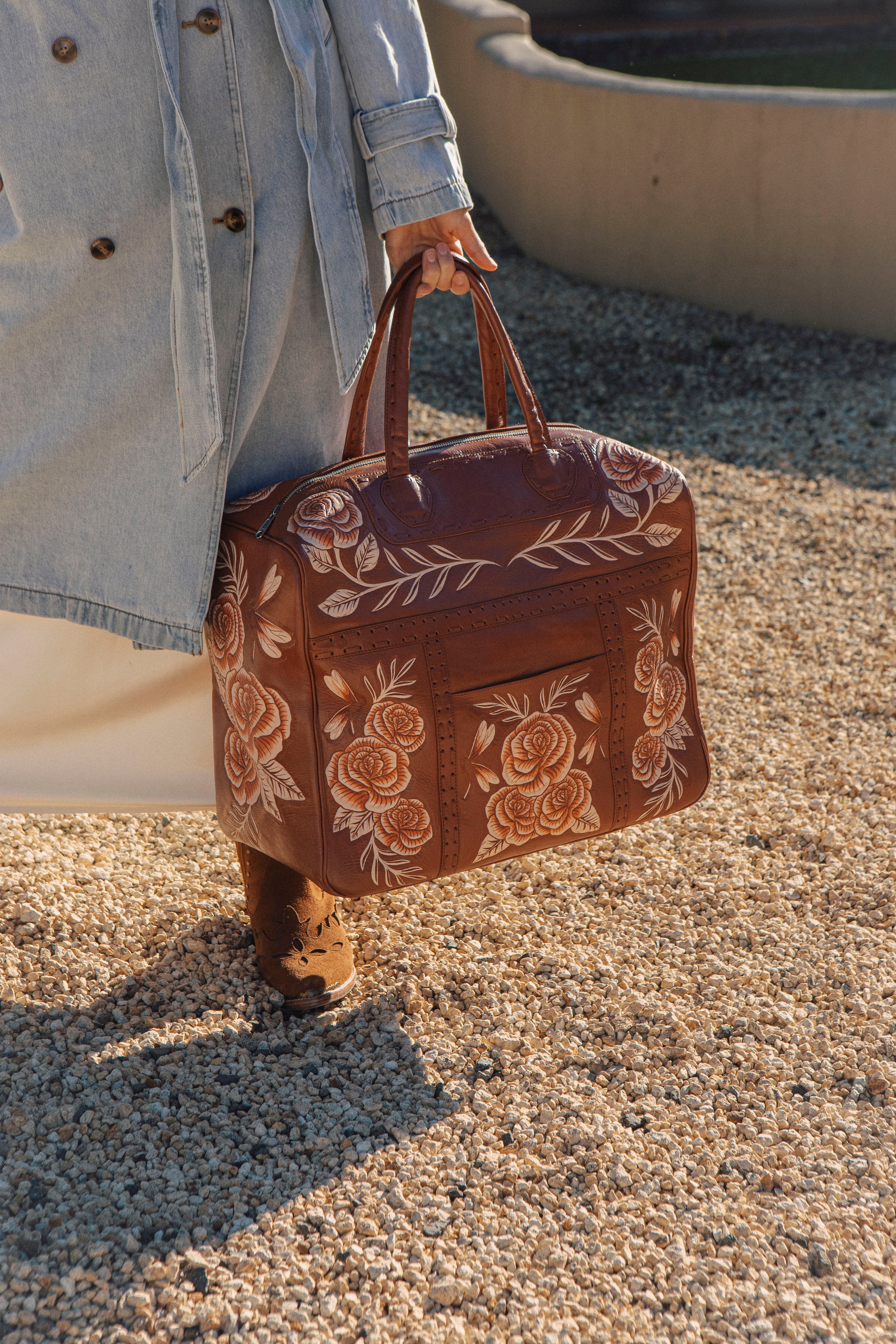 Akaroa Overnight Bag - Tobacco