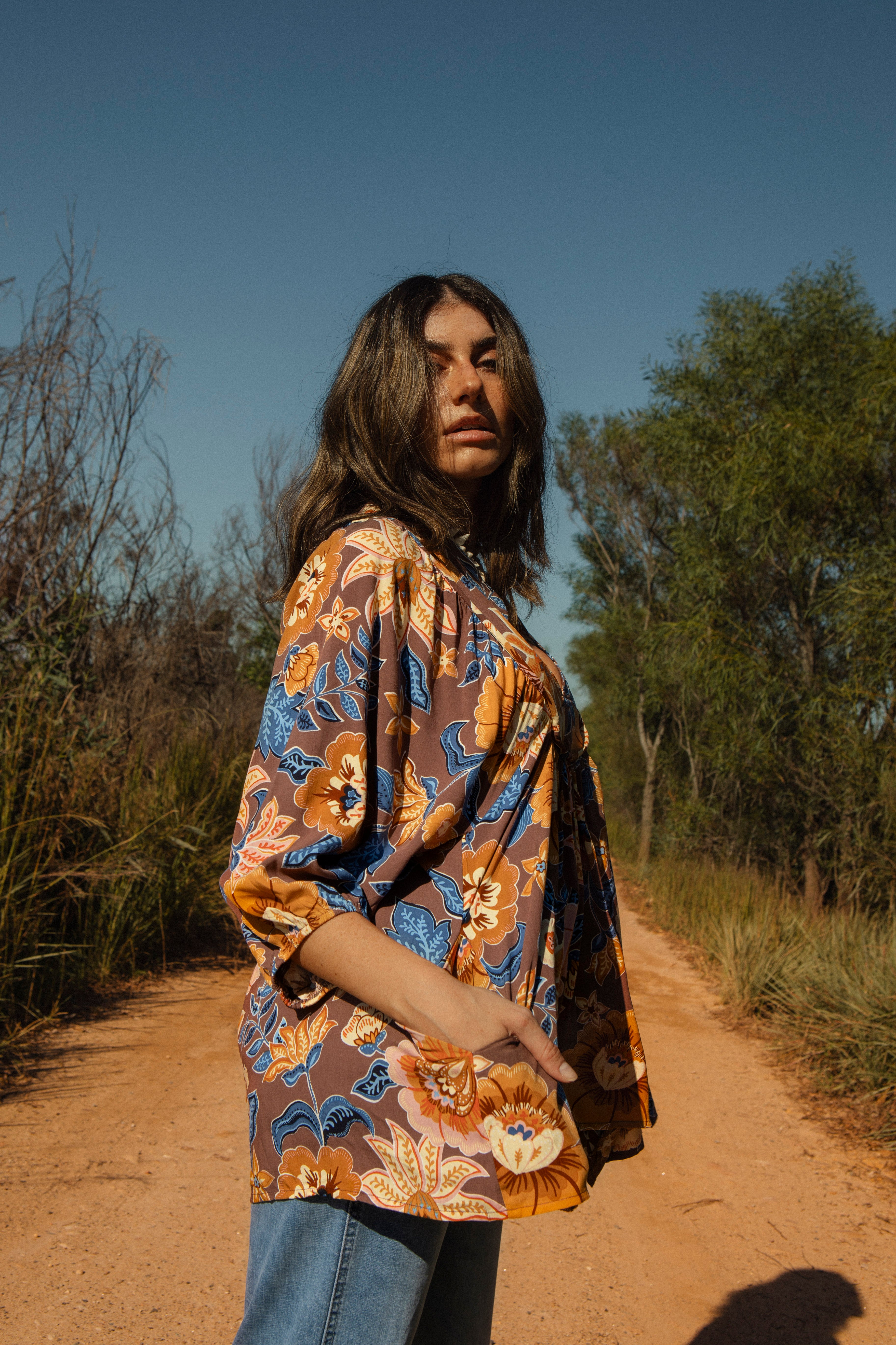 Boheme Blouse - Tierra