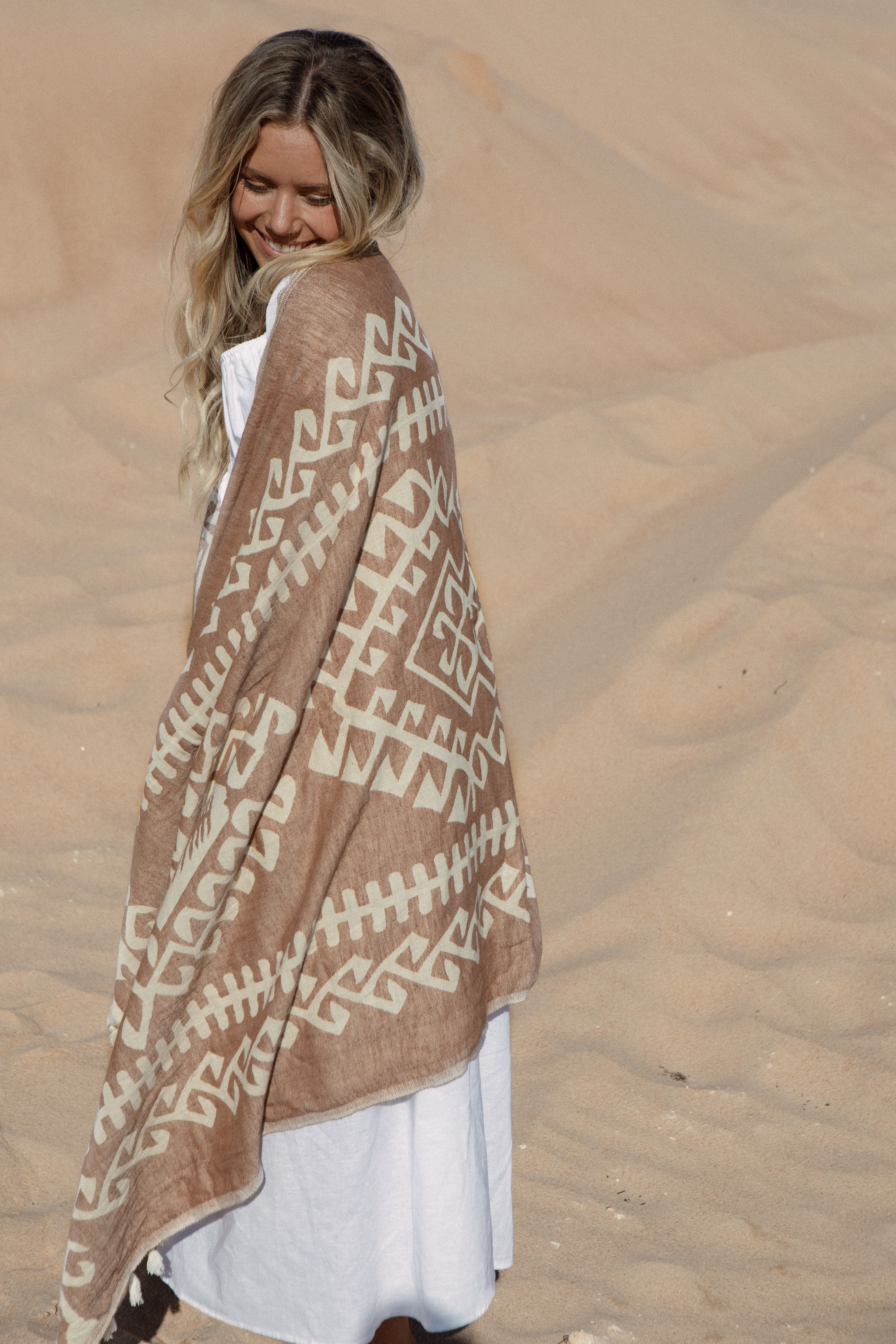 Aztec Towel - Cocoa