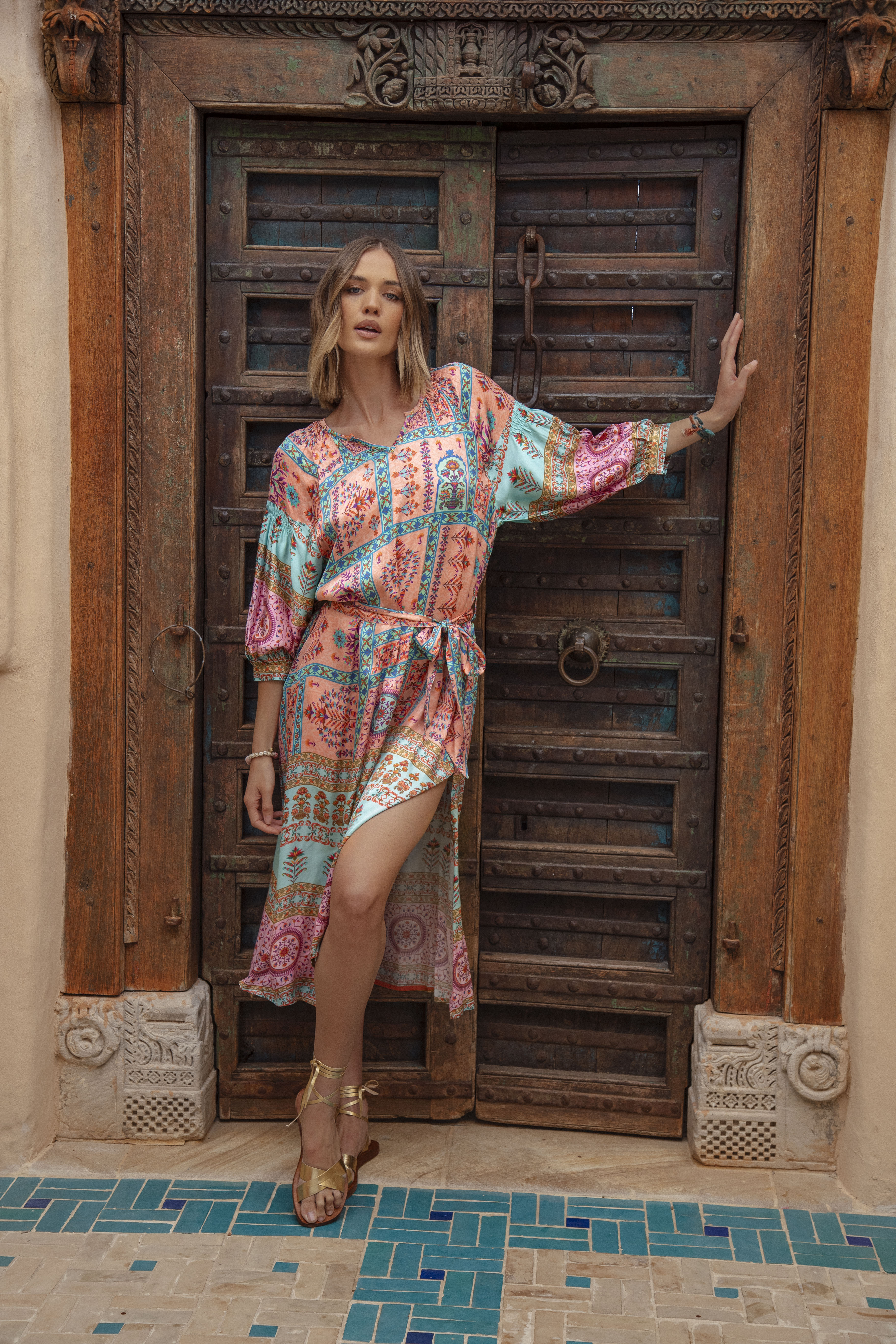 Tapestry Dress - Teal