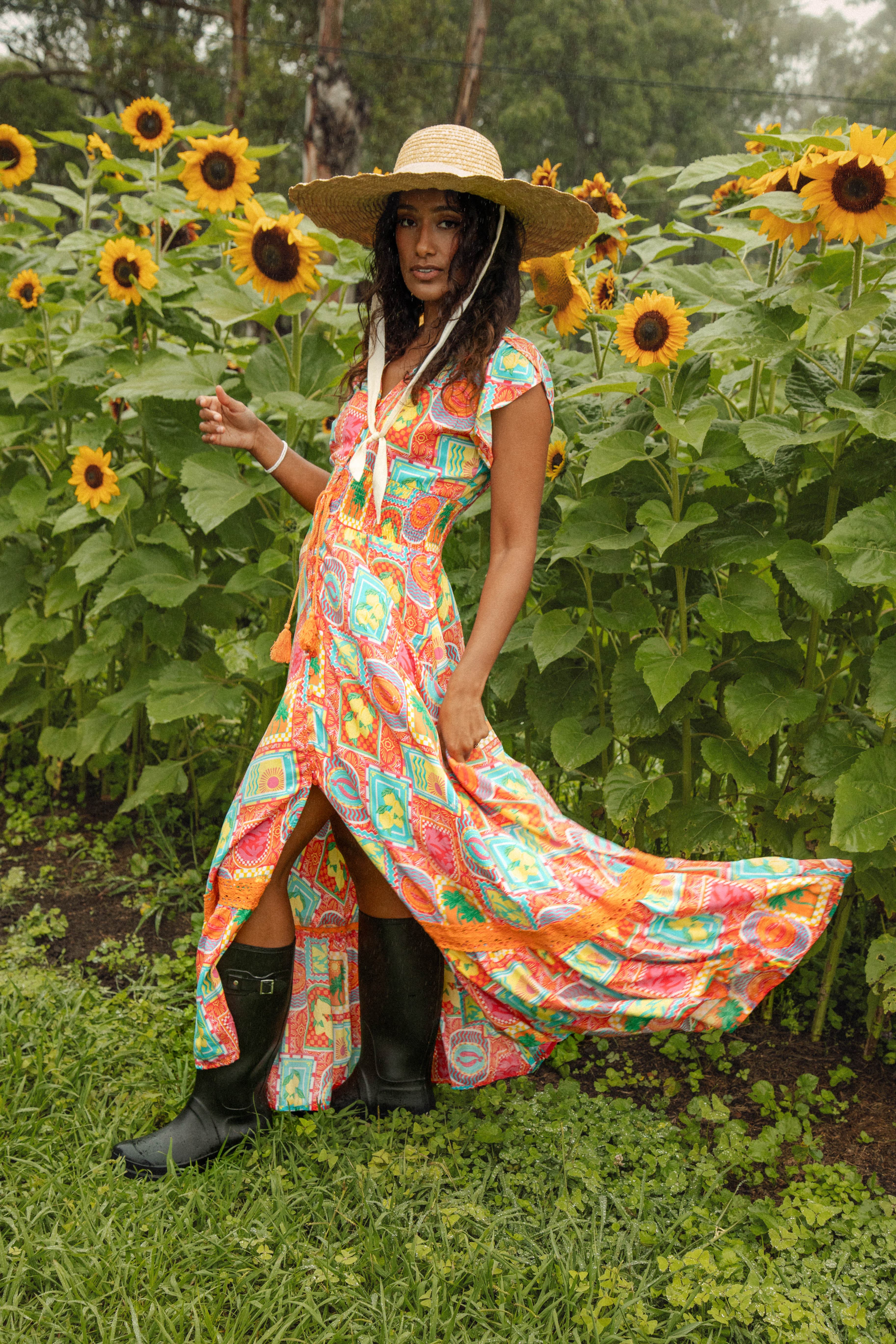 Carmen Maxi Dress - Sicily