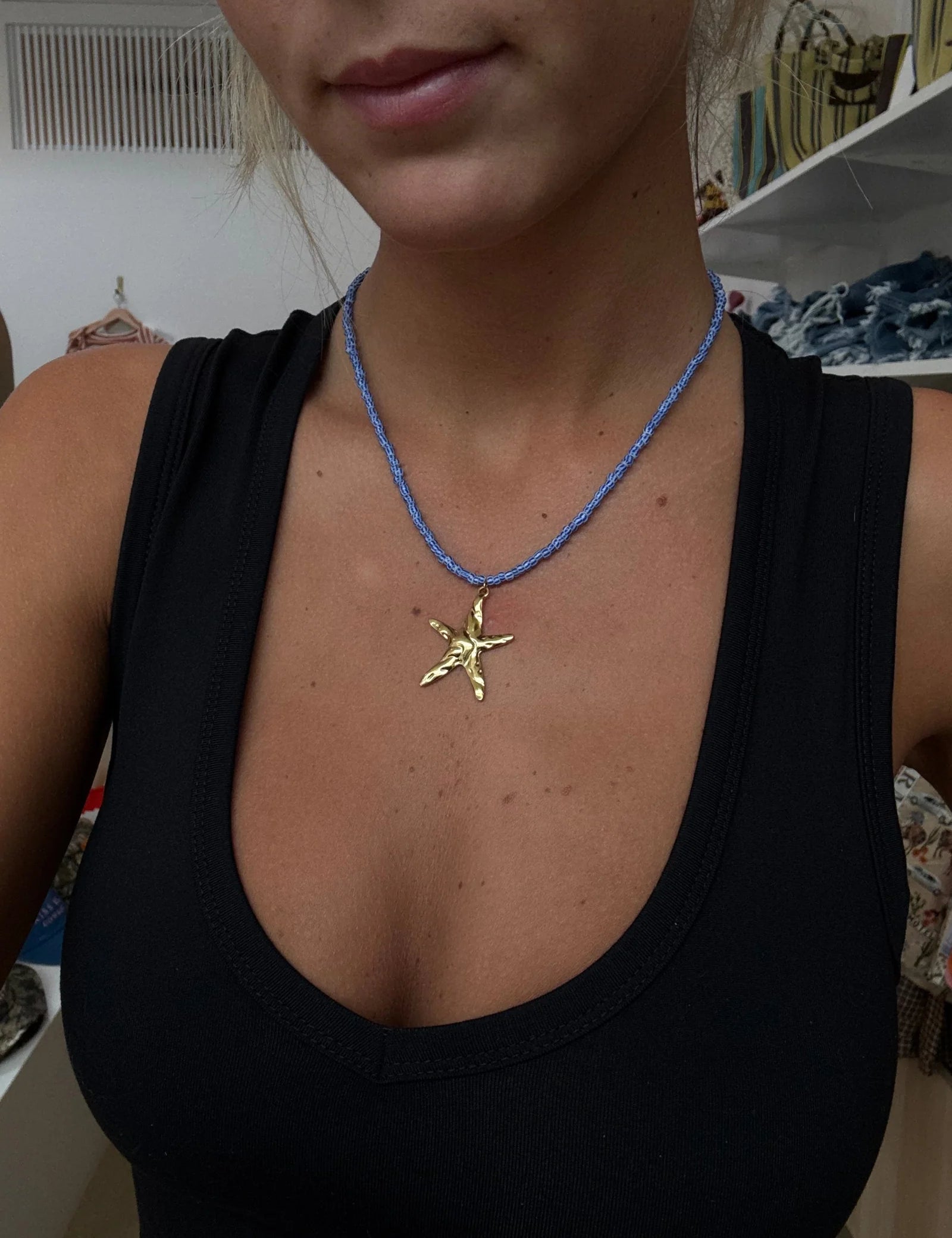 Starfish Beaded Necklace