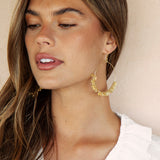 Kenza Hoop Earring Gold