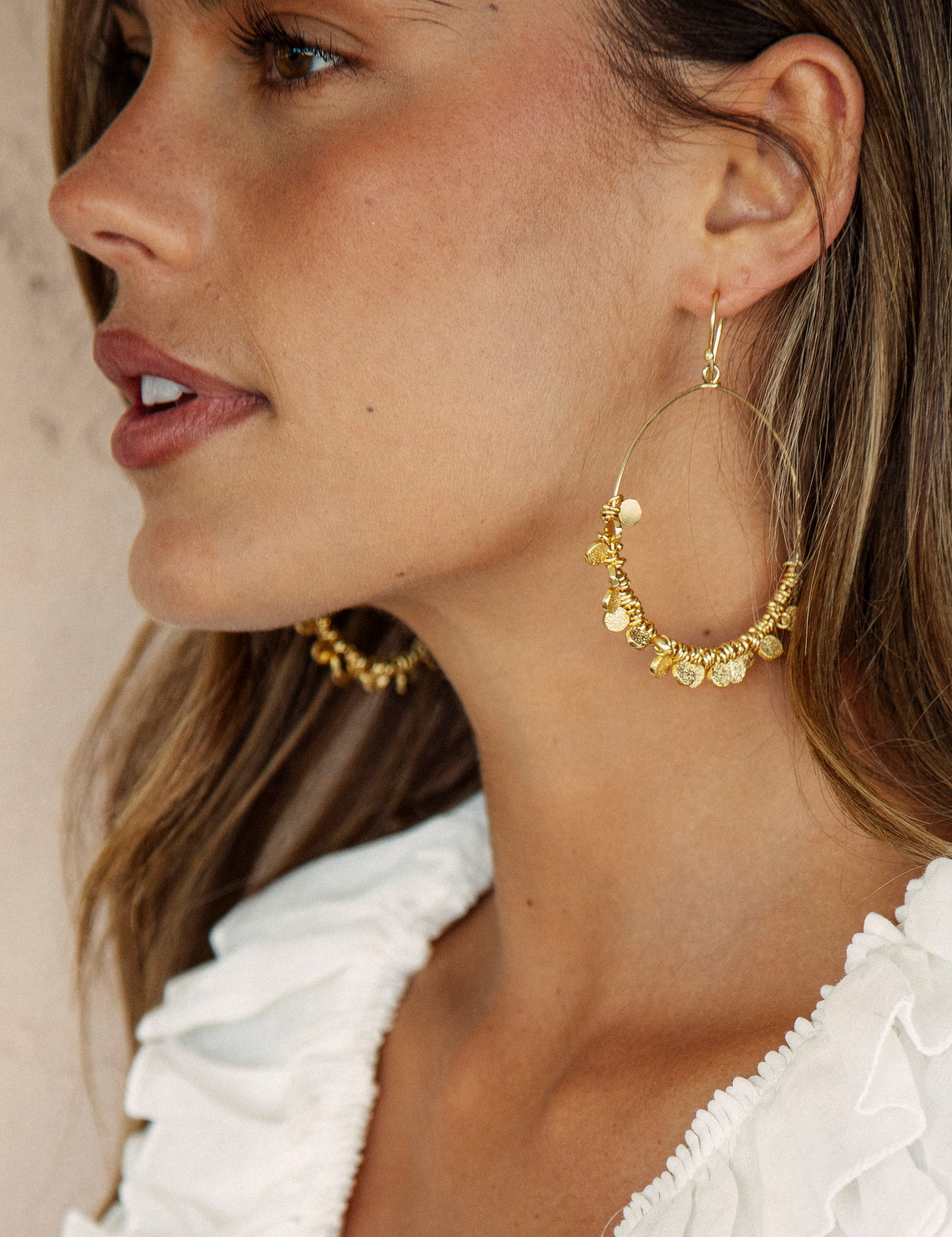 Kenza Hoop Earring Gold
