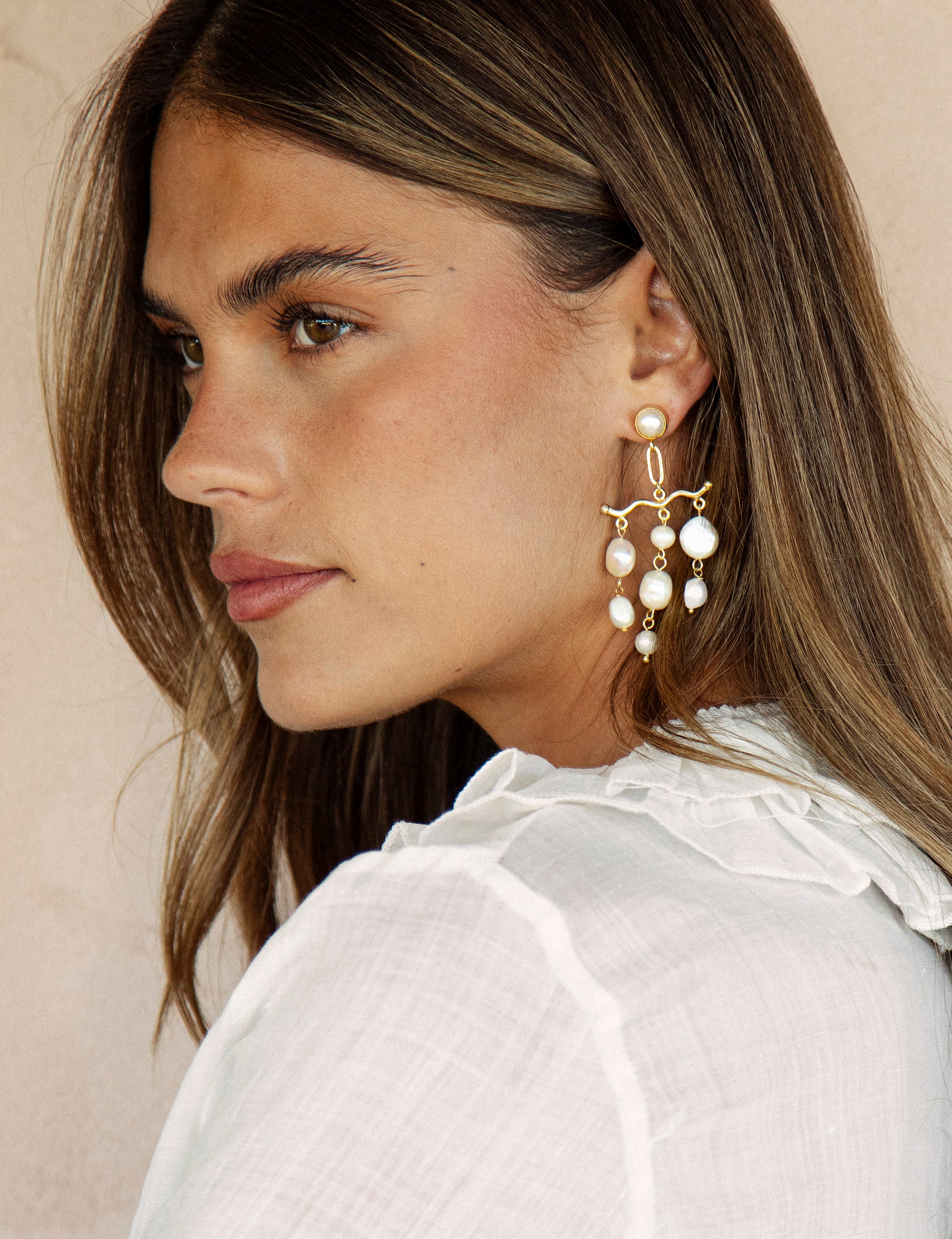Florence Freshwater Pearl Earrings