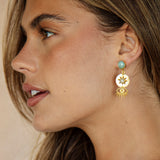 Natural Stone Earring