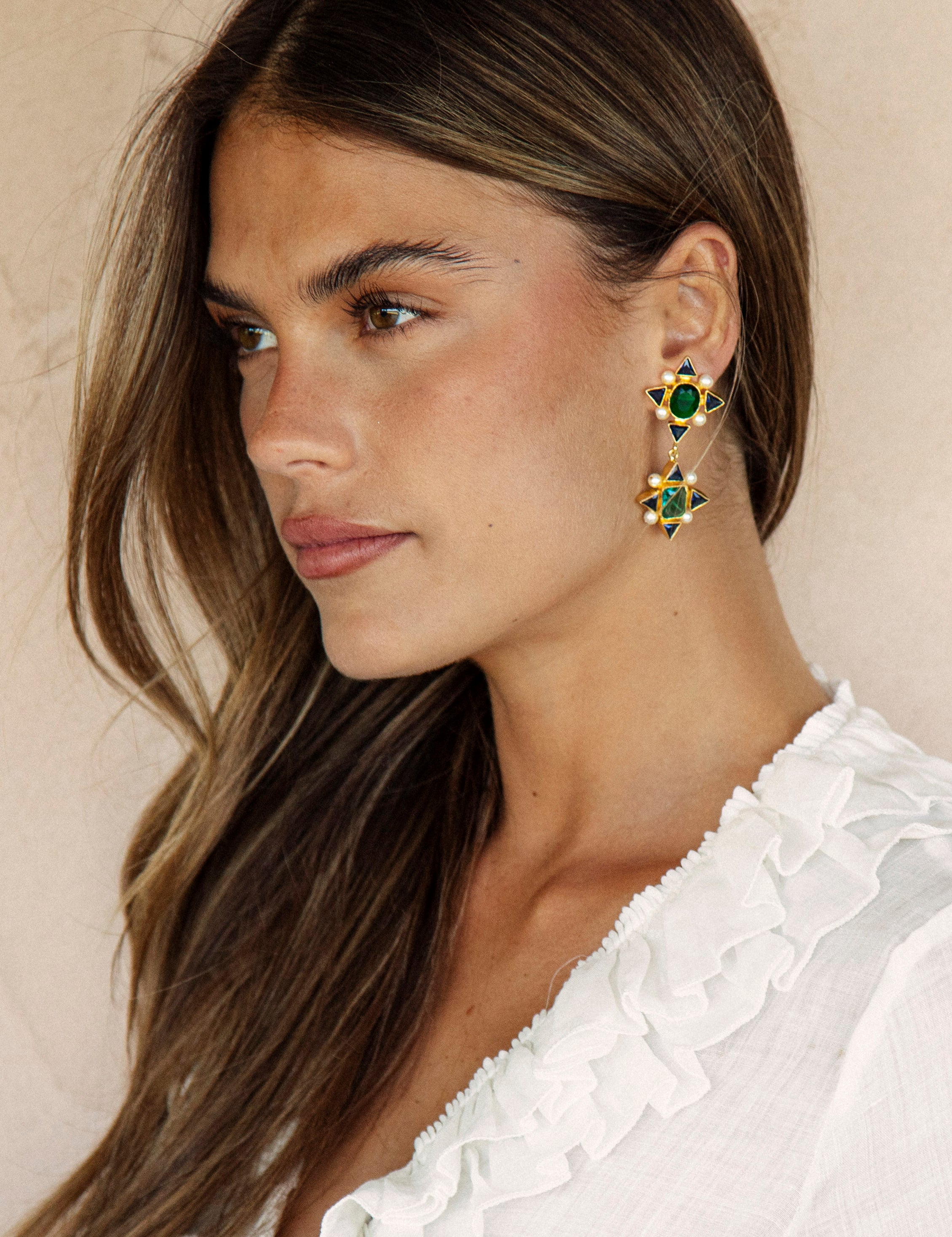 Statement Gem Earring