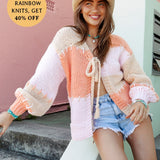 Pastel Bliss Cable Cardigan