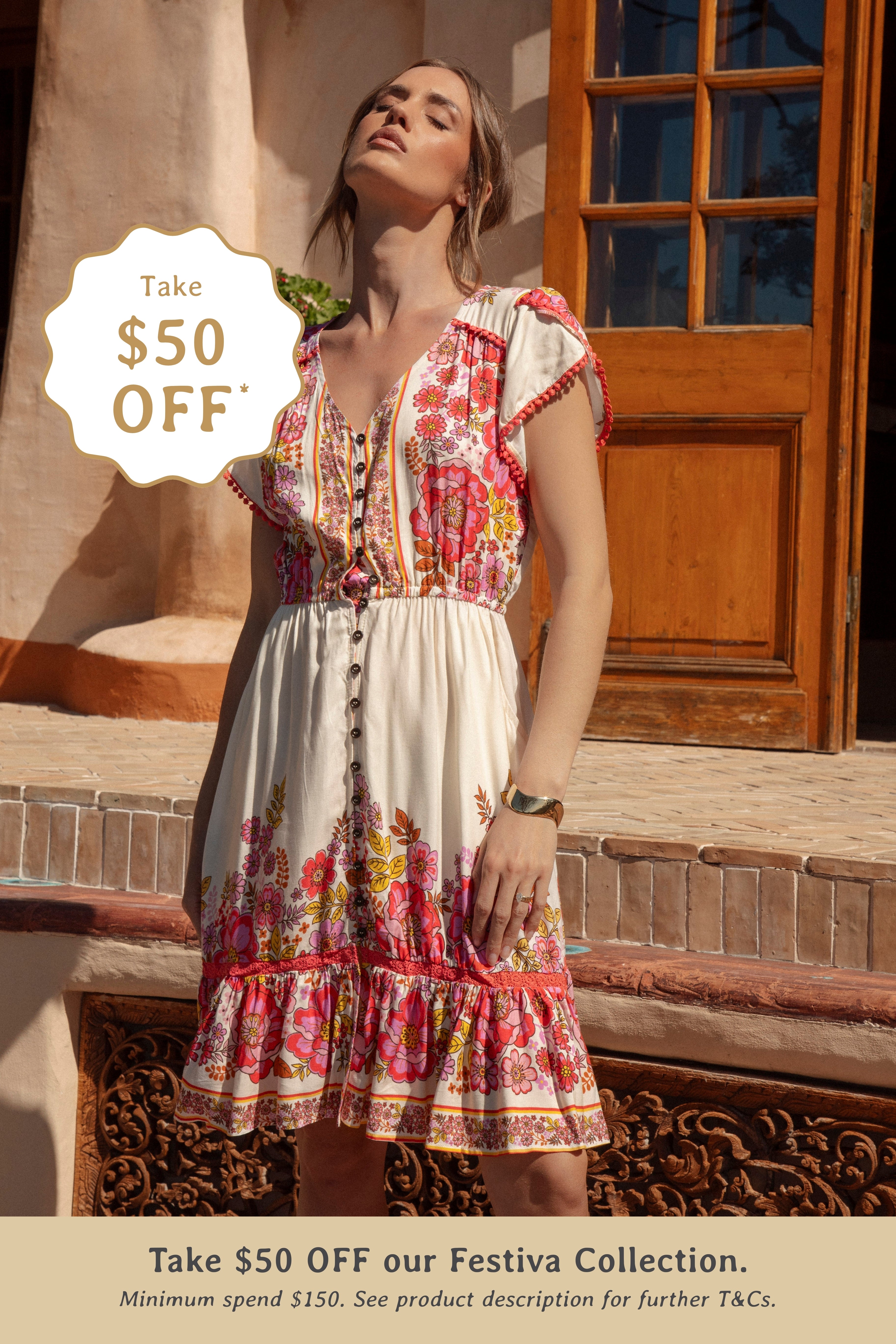 Mari Mini Dress - Fiesta Floral