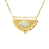 Soul Seer Moonstone Necklace Gold