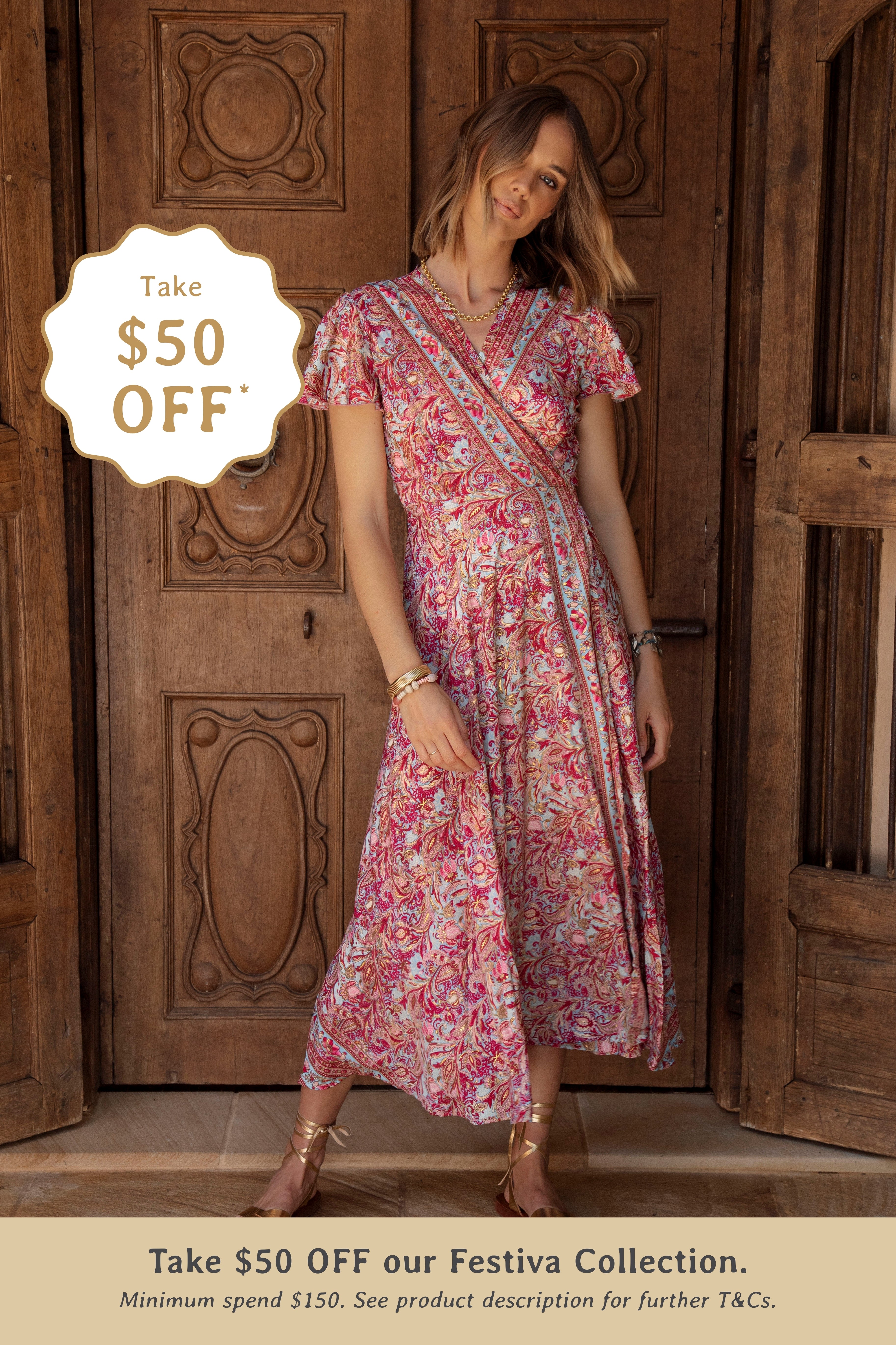 Rio Wrap Dress - Rosalita