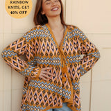 One Love Hooded Cardi - Aztec