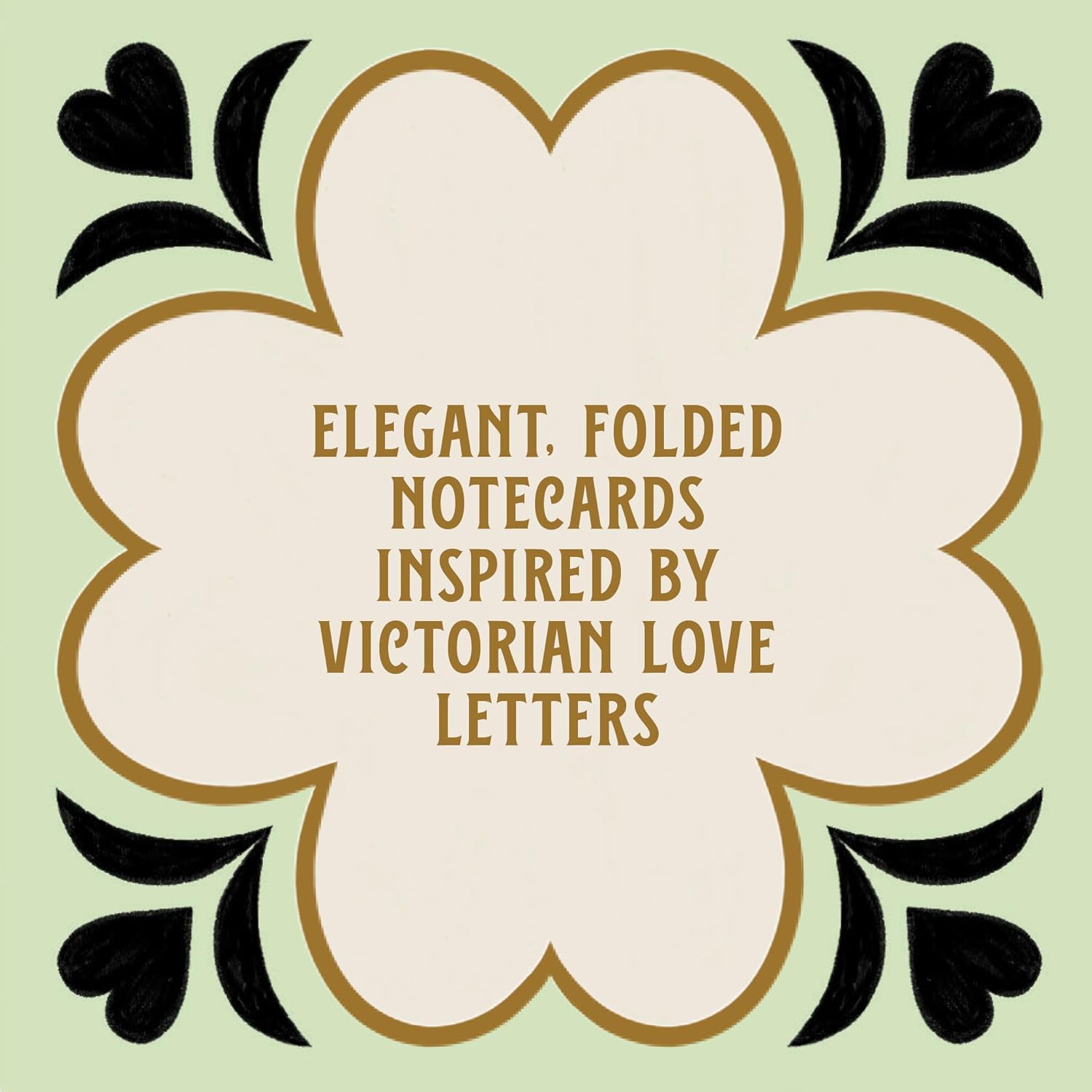 Luck, Love & Dreams Charm Cards: 12 Folded Victorian Pocket Notes