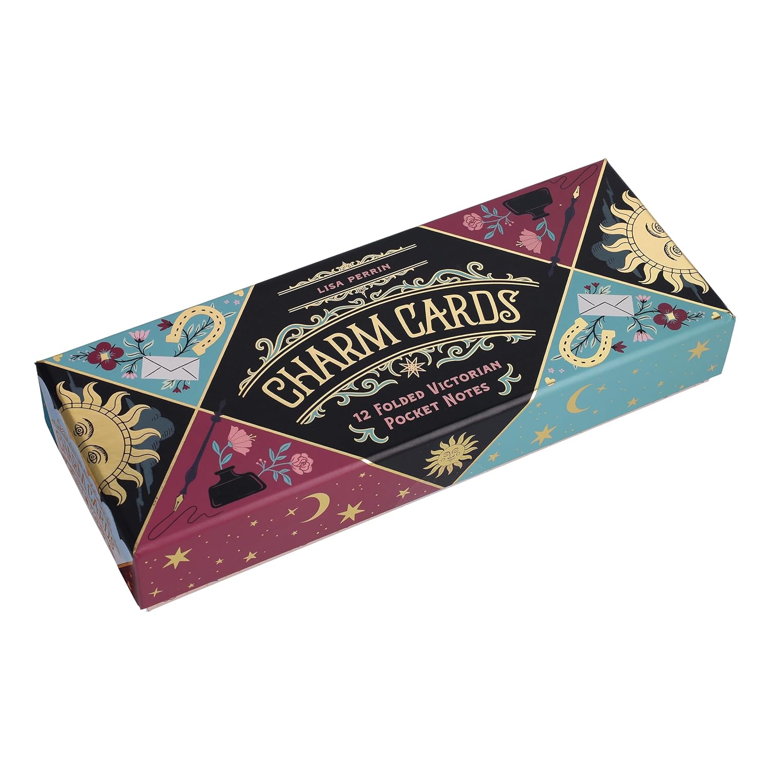 Luck, Love & Dreams Charm Cards: 12 Folded Victorian Pocket Notes