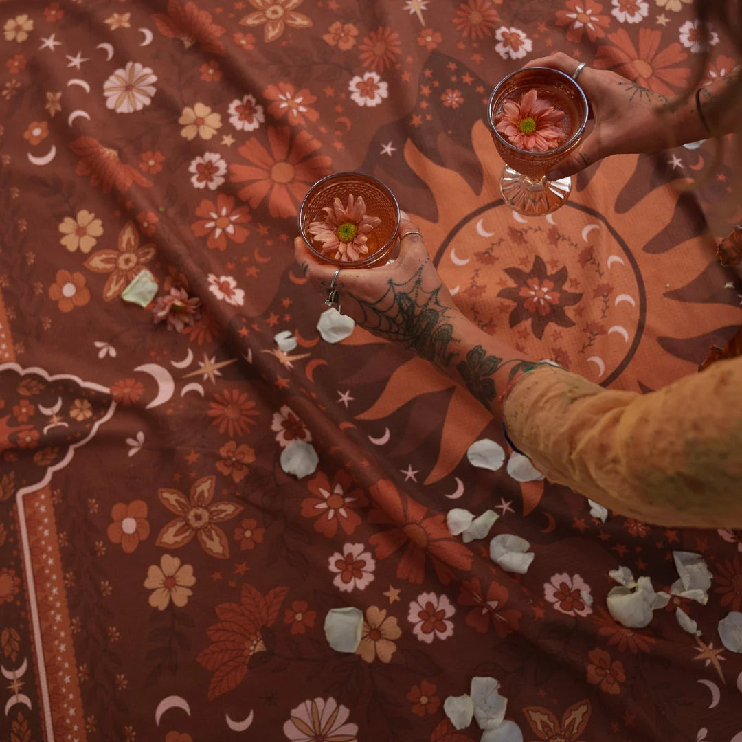 XL Quick Dry Towel/Throw - Boho Sun