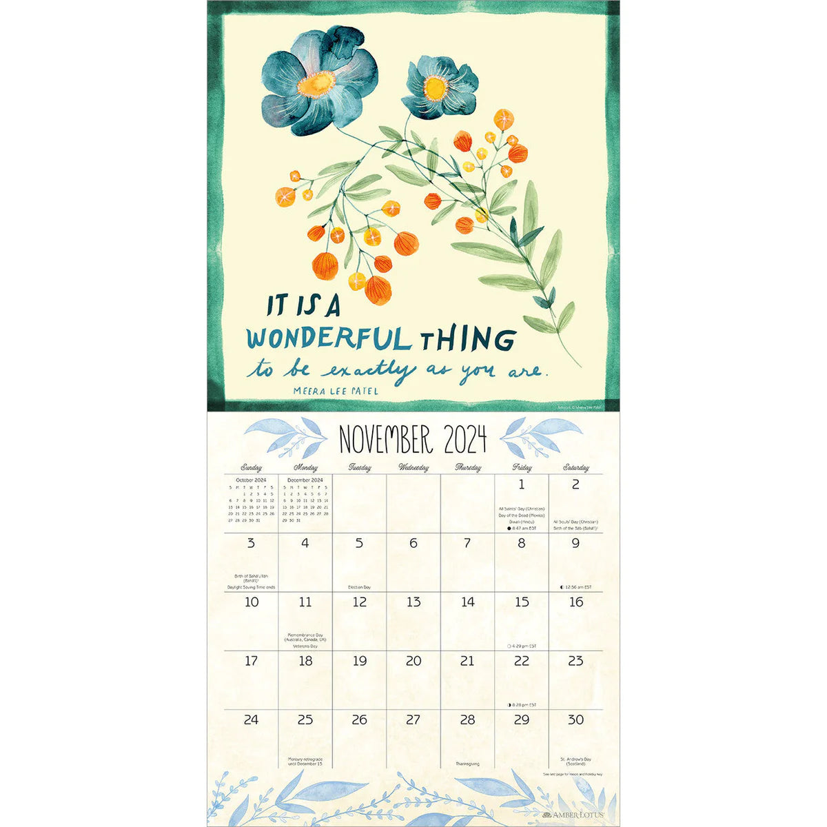 Meera Lee Wall Calendar 2024