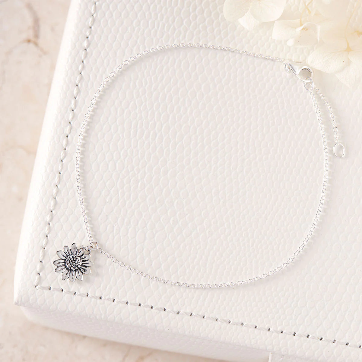 Midsummer Star Blossoming Sunflower Anklet