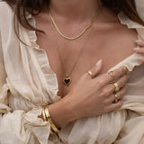 Queen of Hearts Gold Necklace