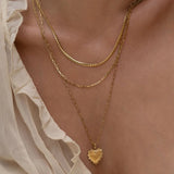 Queen of Hearts Gold Necklace