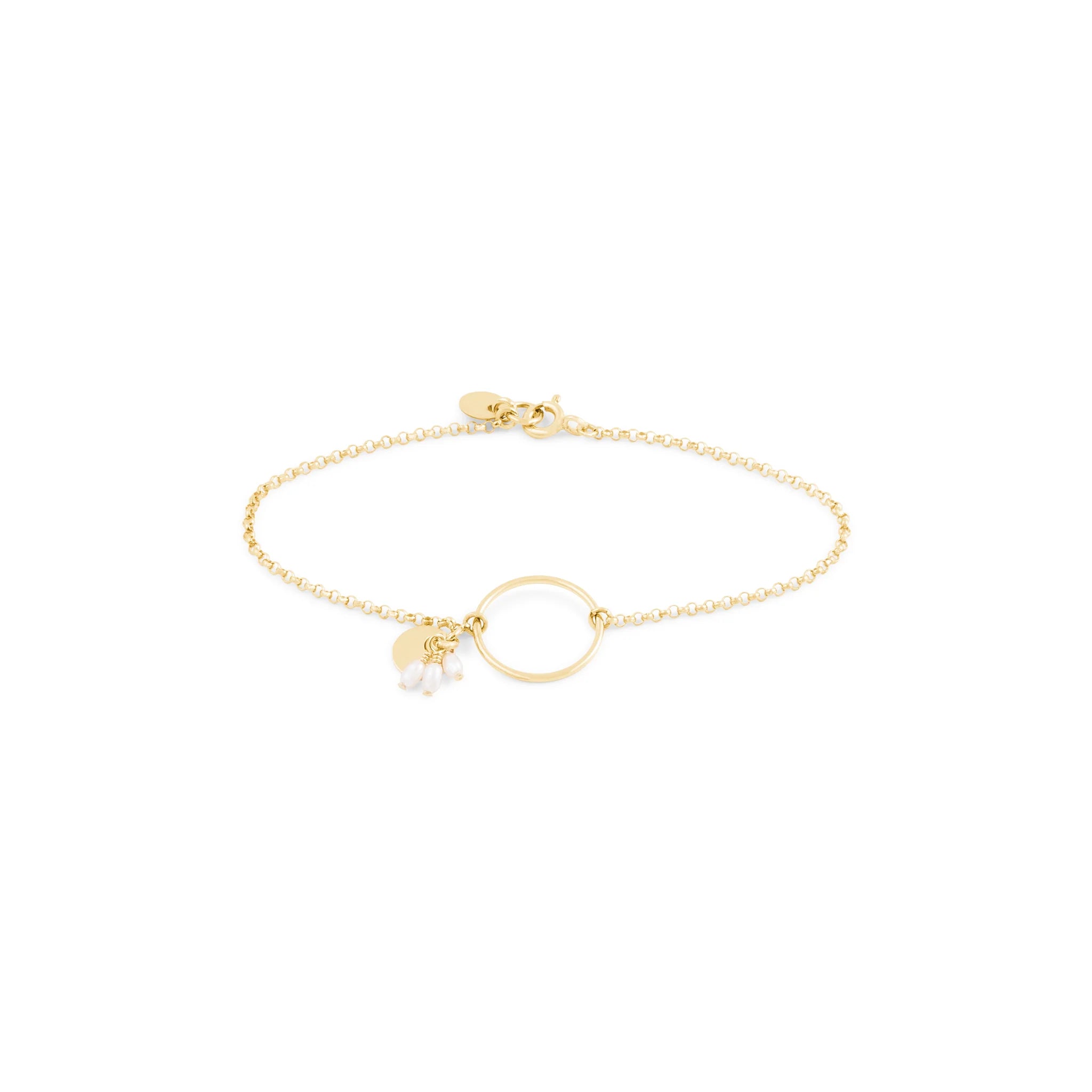 Pipa Freshwater Pearl Bracelet - Gold