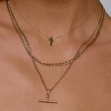 Marcella Double Stack Gold Necklace