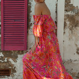 Aloha Maxi Dress Paradise Side View