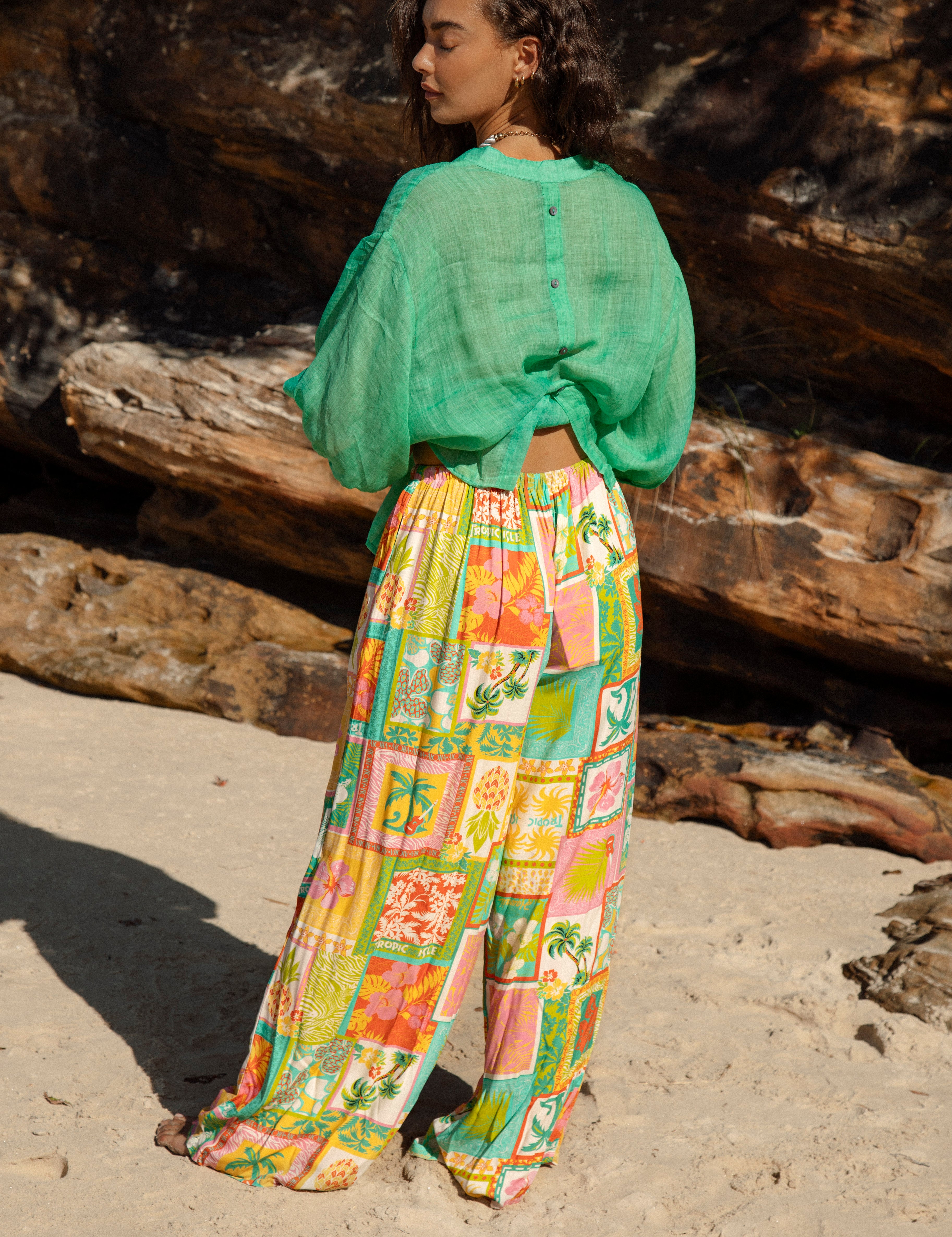 Aloha Vacay Pant Rear View