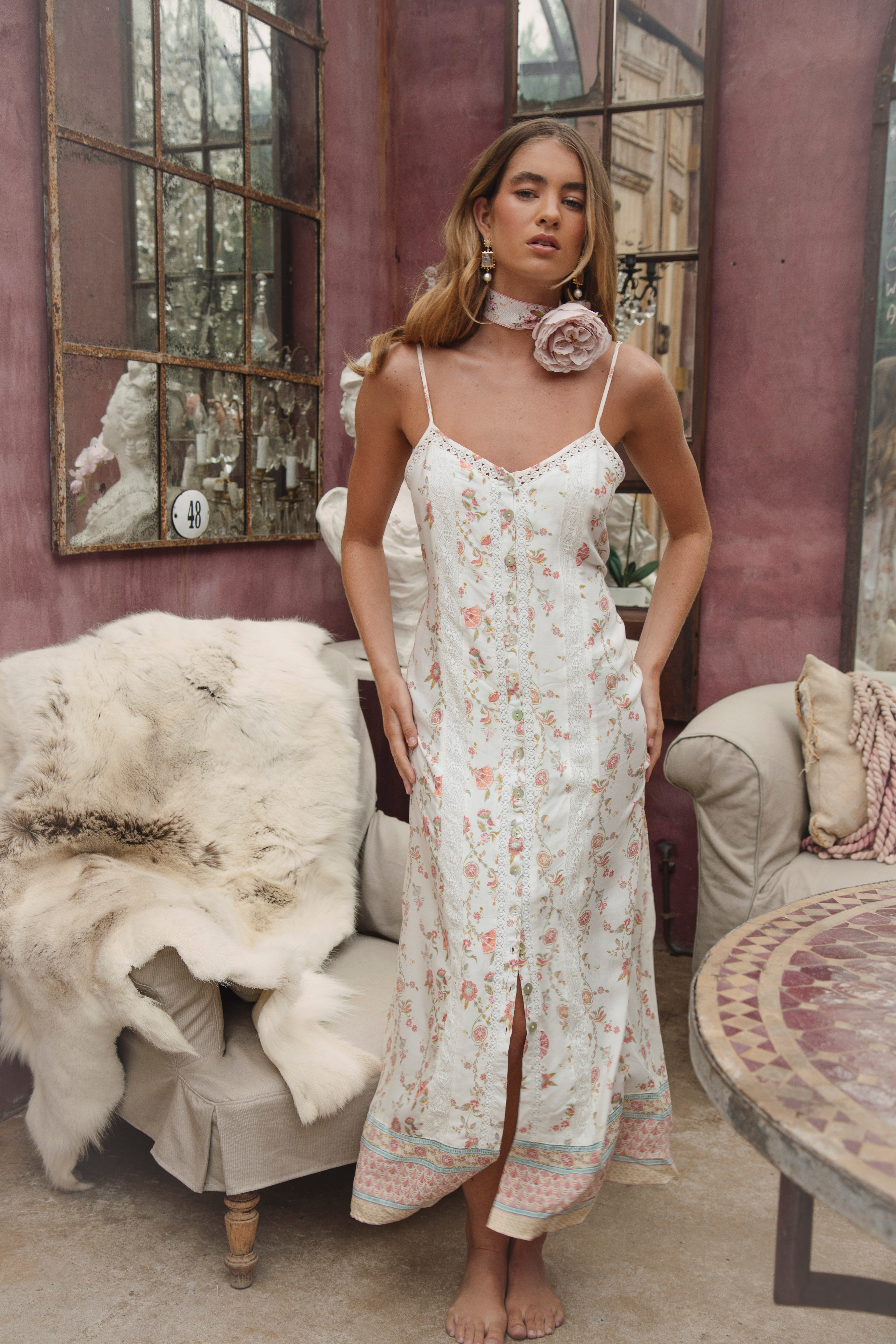 Antoinette Slip Dress - Delilah