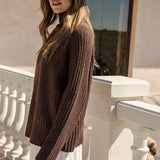 Arlo Jumper Chocolate Side View