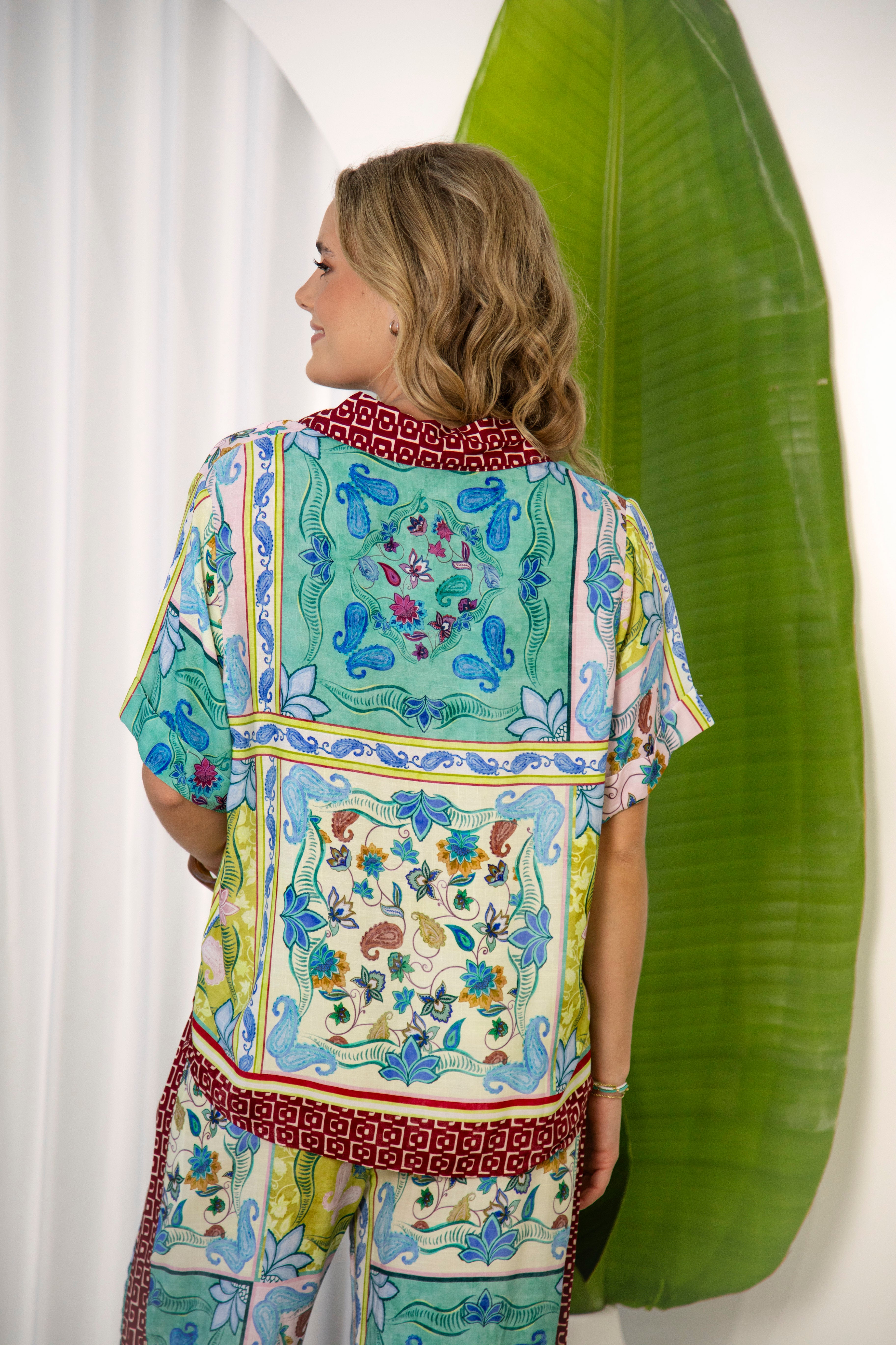 Asta Blouse Mosaic Dream Rear View
