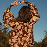 Aurora Blouse Desert Muse - Rear View.