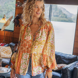 Aurora Blouse - Gold Dust