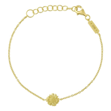 Wild Sunflower Bracelet  Gold