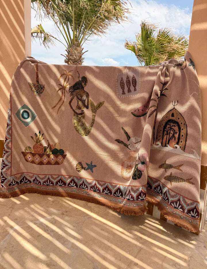 Sea Song Mermaid Throw