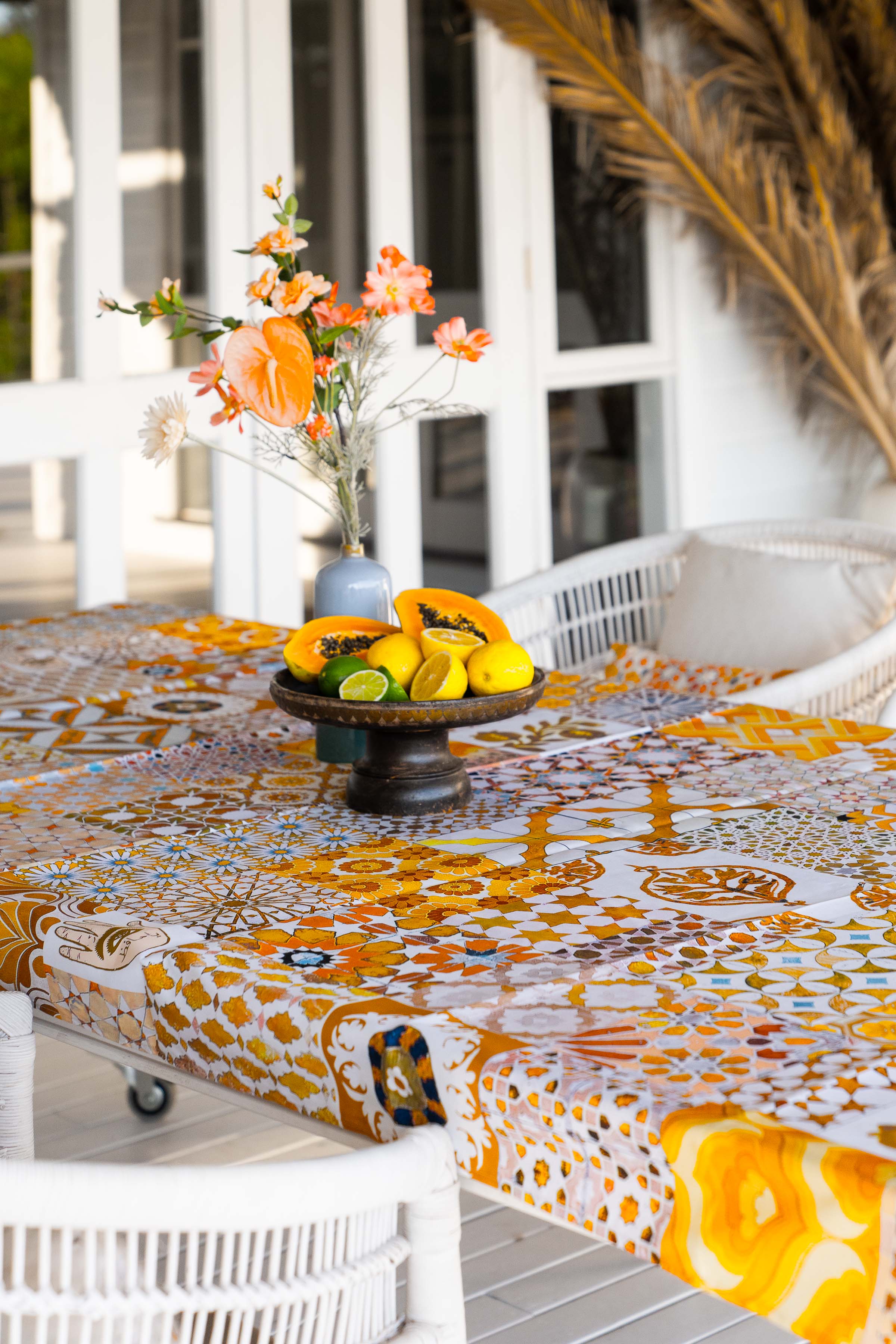 Canvas Tablecloth -Kasbah
