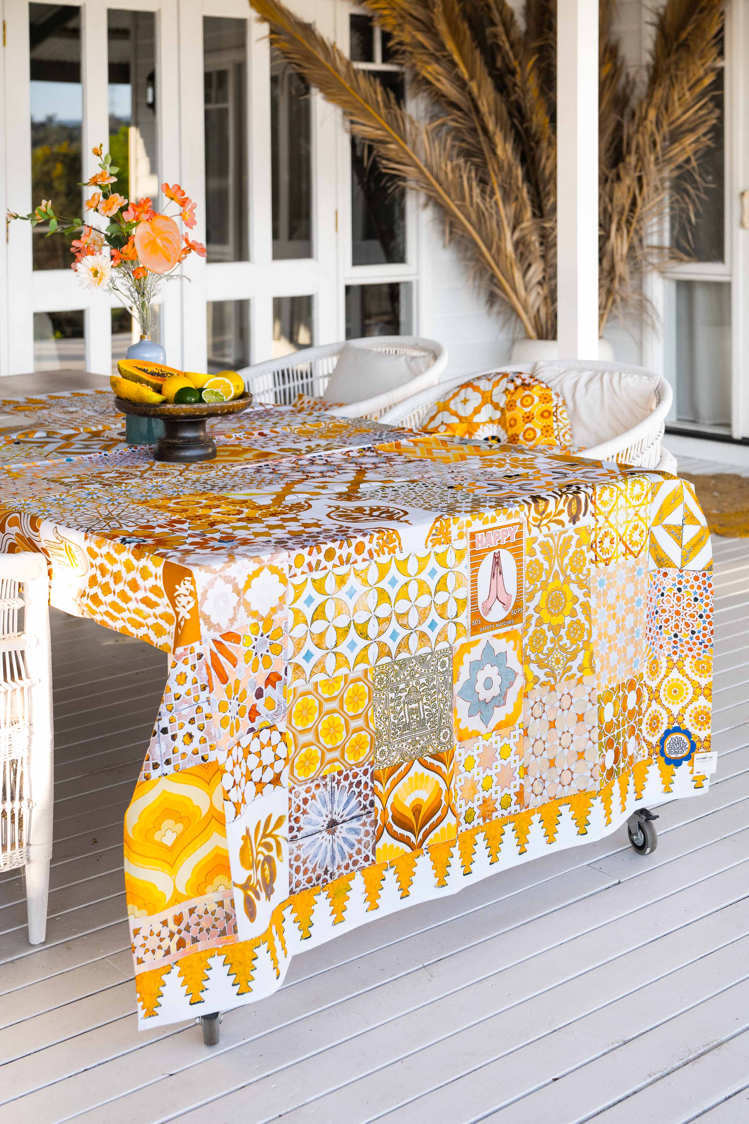 Canvas Tablecloth -Kasbah