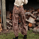 Bandit Barrel Jean rear view showcasing cropped style, belt loopholes and rear pockets.