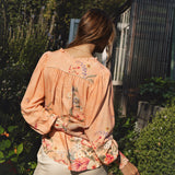Bouquet Blouse - rear detail.