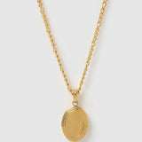 Classic Gold Locket Necklace