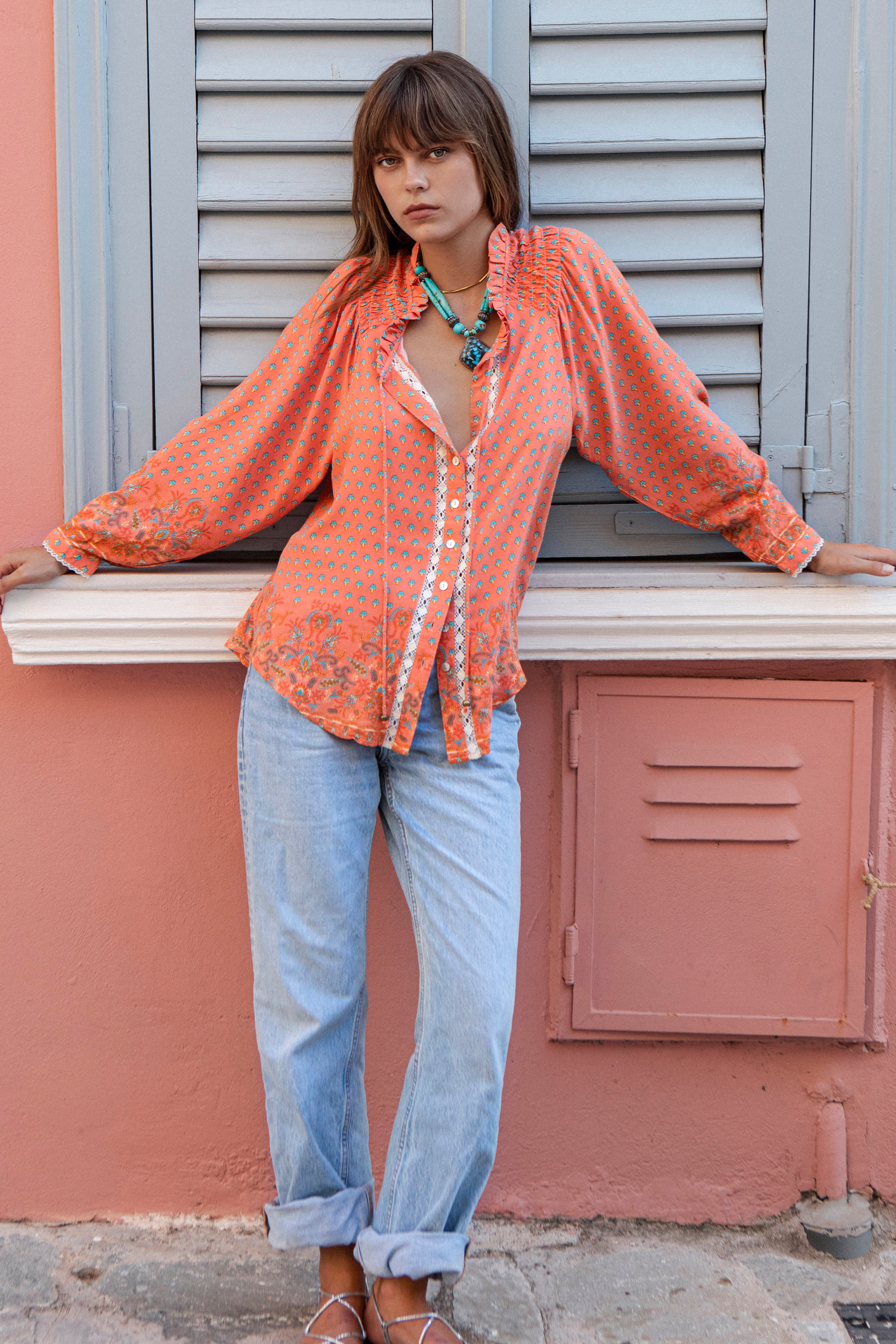 Calypso Blouse Elysian - long sleeve boho blouse