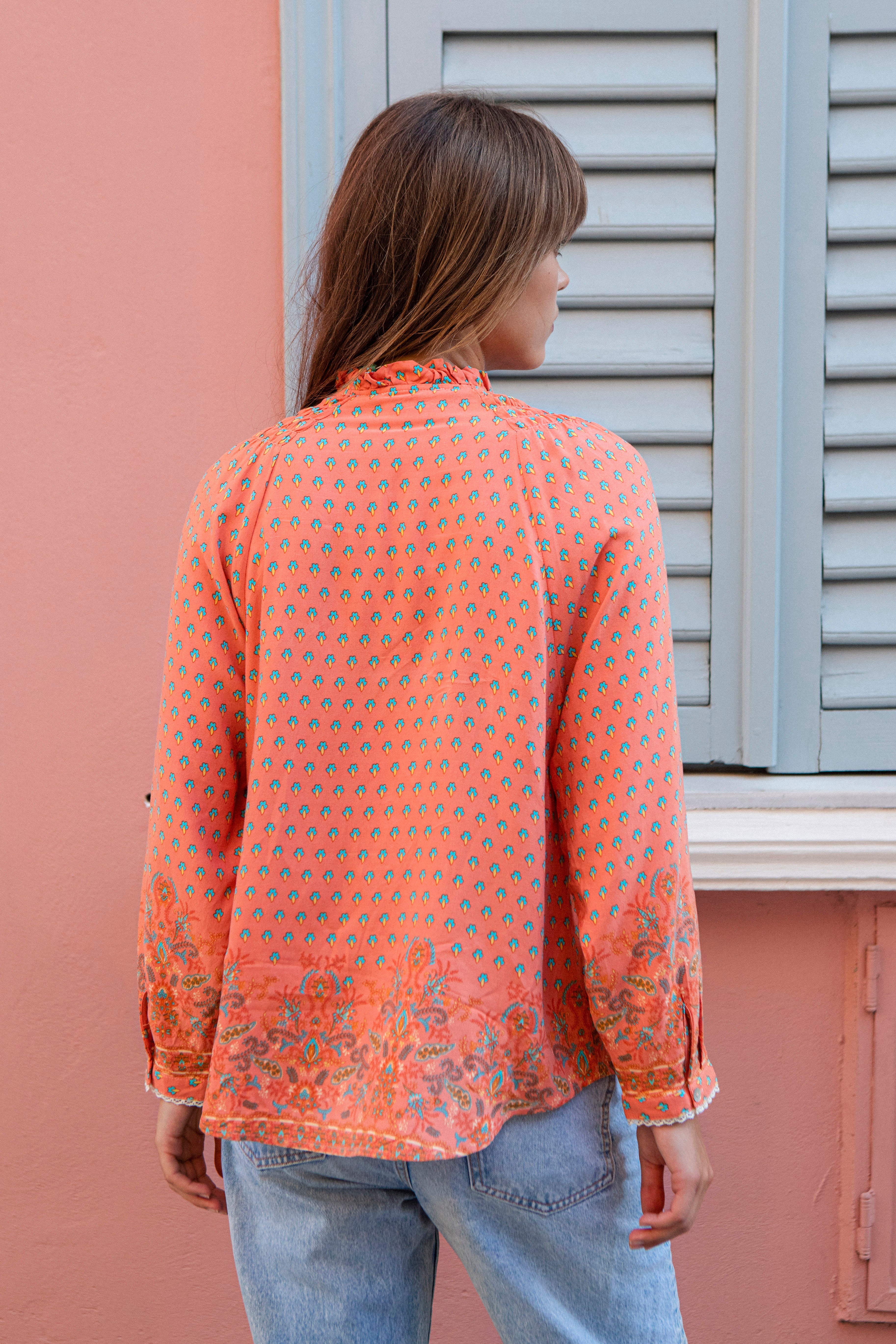 Calypso Blouse Elysian - rear view