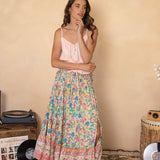 Camila Skirt  Poet featuring side split and drawstring waist
