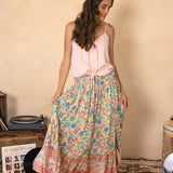 Camila Skirt  Poet Bohemian style Maxi skirt